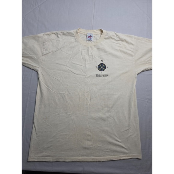 Joy Dravecky Other - Vintage Joy Athletic T-Shirt Mens 2XL Beige Graphic Print 100% Cotton Streetwear